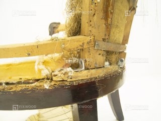 Реставрация каркаса кресла #64206. Фото до. Ракурс 7.